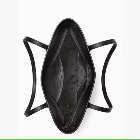 Kate Spade Jana Tote Saffiano Leather Black NEW WITH TAGS MSRP $359 BIG BAG - Picture 5 of 6